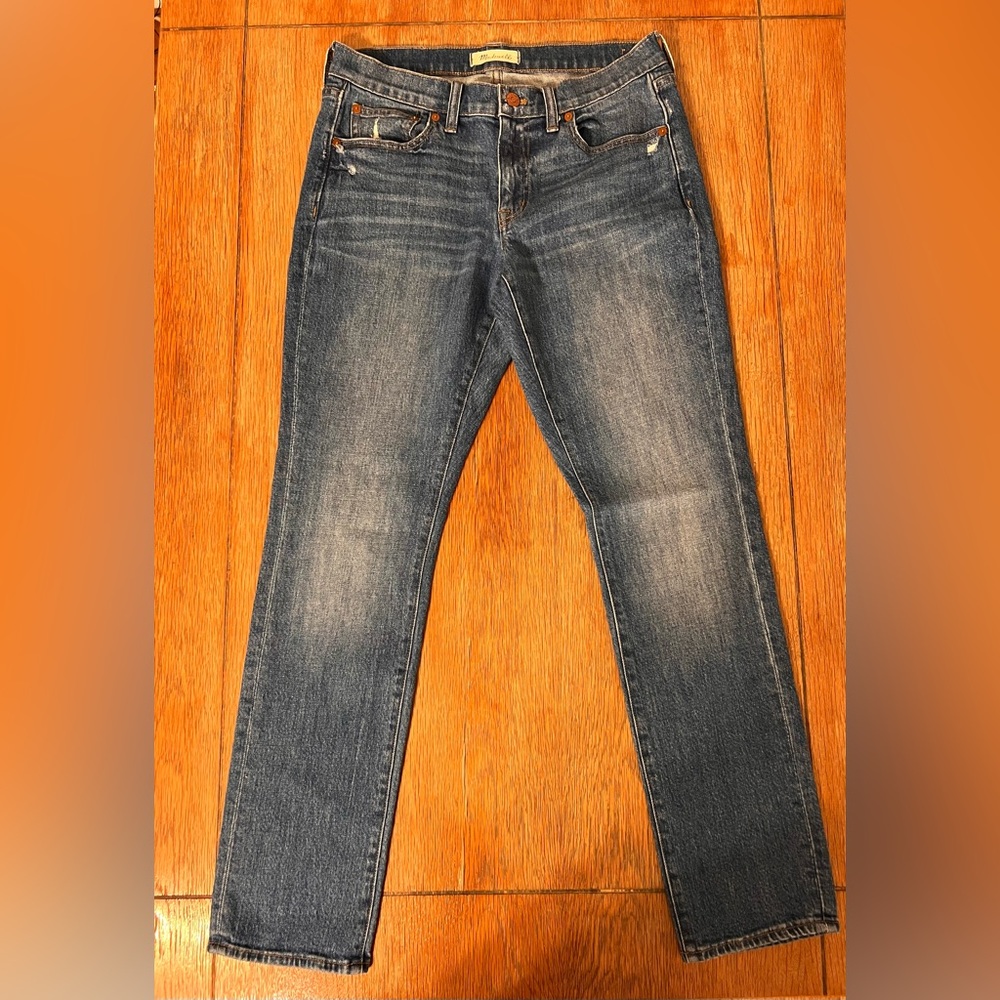 Madewell Pants Womens 27 Blue The Slim Boyjean Denim Jeans Ladies 29" Inseam